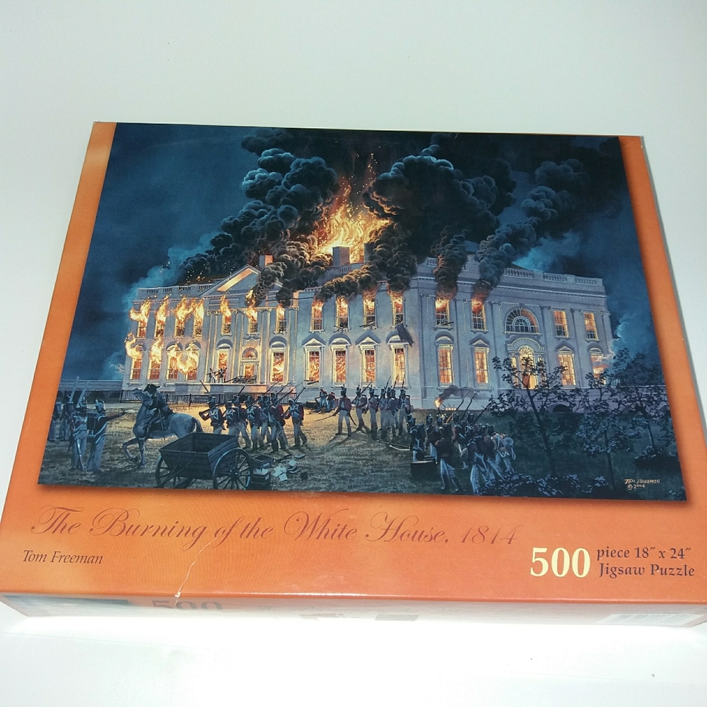 Puzzle 500 The Burning Of The White House,1814 Use